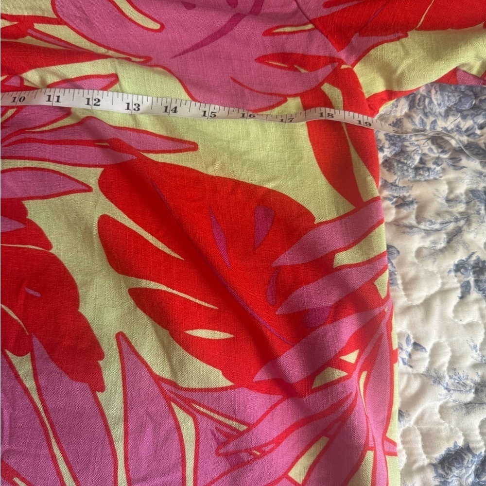 Sanctuary One-Shoulder Tropical Leaf top - Picture 4 of 6
